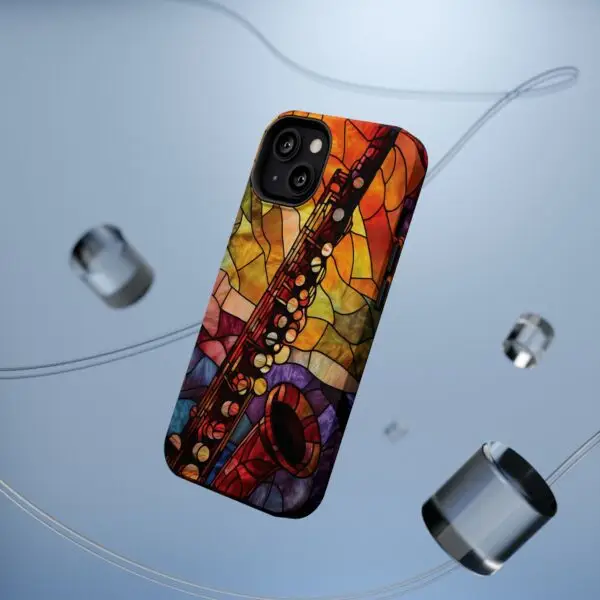 Symphonic Stained Glass Oboe Magnetic Tough Case for iPhone and Samsung - Image 50