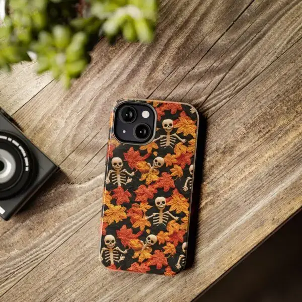 3D Autumn Skeleton Tough Phone Cases for iPhone and Samsung - Image 67