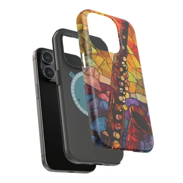 Symphonic Stained Glass Oboe Magnetic Tough Case for iPhone and Samsung - Image 97