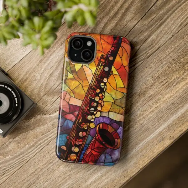 Symphonic Stained Glass Oboe Magnetic Tough Case for iPhone and Samsung - Image 105