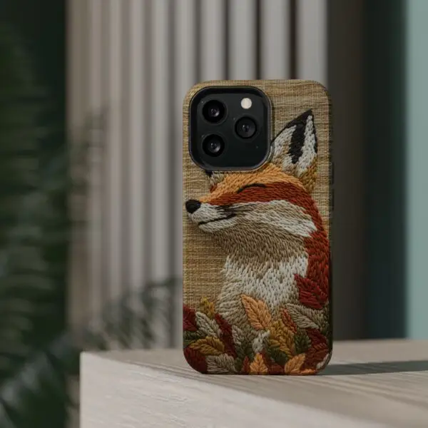 Autumn Whimsy Fox Magnetic Tough Case for iPhone and Samsung - Image 69