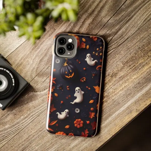 Spooky Harvest Autumn Halloween Skulls Tough Phone Cases for iPhone and Samsung - Image 34