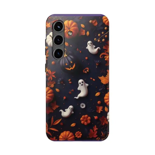 Spooky Harvest Autumn Halloween Skulls Tough Phone Cases for iPhone and Samsung - Image 106