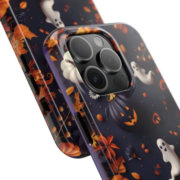 Spooky Harvest Autumn Halloween Skulls Tough Phone Cases for iPhone and Samsung - Image 92