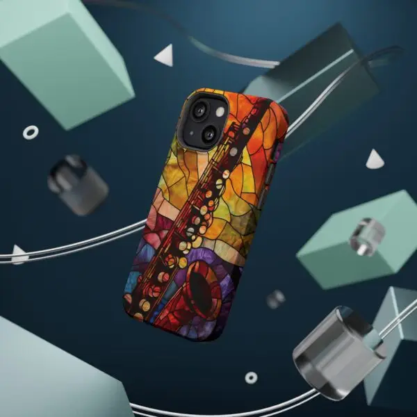 Symphonic Stained Glass Oboe Magnetic Tough Case for iPhone and Samsung - Image 63
