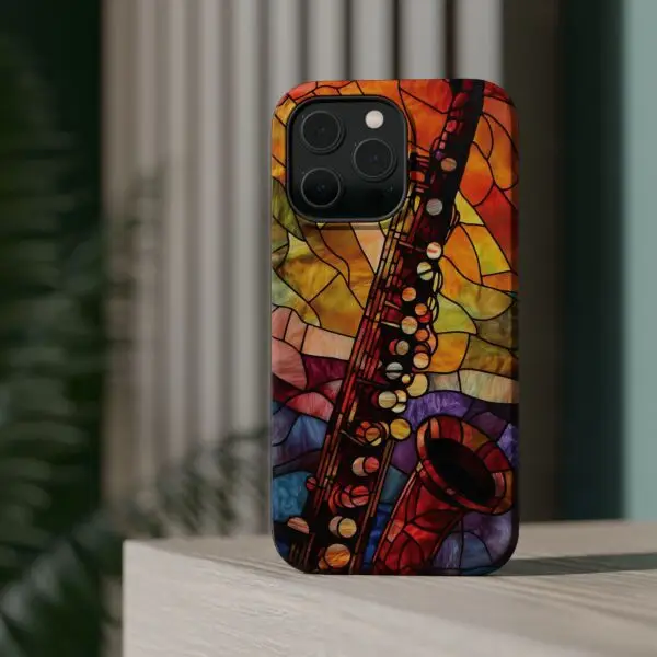 Symphonic Stained Glass Oboe Magnetic Tough Case for iPhone and Samsung - Image 39