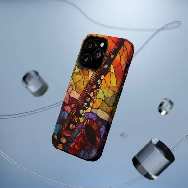 Symphonic Stained Glass Oboe Magnetic Tough Case for iPhone and Samsung - Image 75