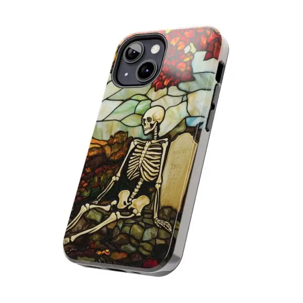 Autumn Graveyard Skeleton Tough Phone Cases for iPhone and Samsung - Image 67