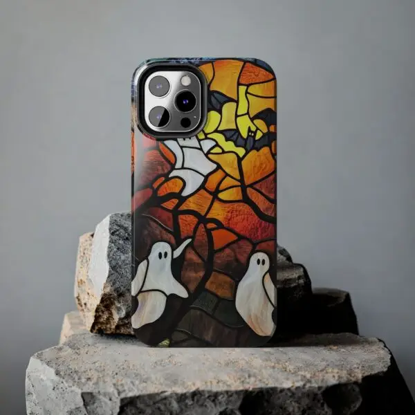 Spectral Stained Glass Halloween Tough Phone Case for iPhone and Samsung - Image 57