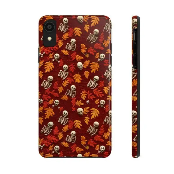 3D Orange Autumn Skeleton Tough Phone Cases for iPhone and Samsung - Image 11