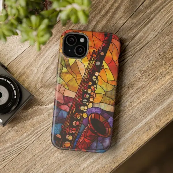 Symphonic Stained Glass Oboe Magnetic Tough Case for iPhone and Samsung - Image 110