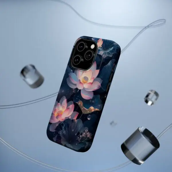 Dew-Kissed Lotus Magnetic Tough Case for iPhone and Samsung - Image 20