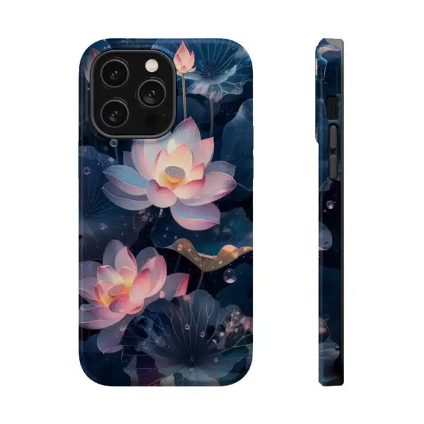Dew-Kissed Lotus Magnetic Tough Case for iPhone and Samsung - Image 36