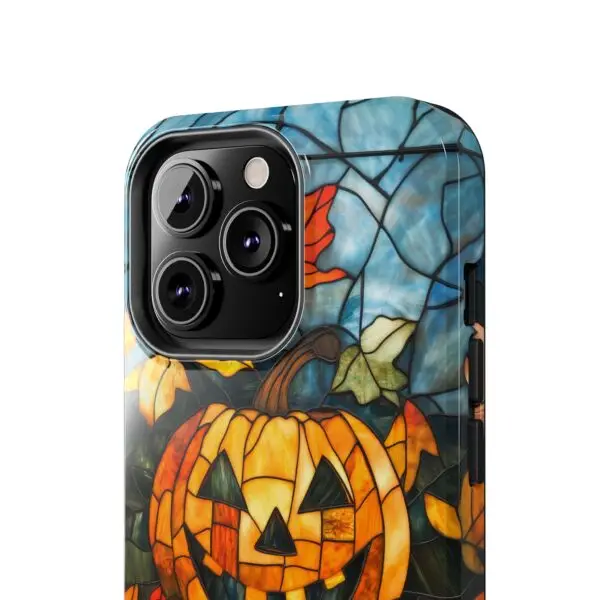 Luminous Lantern Halloween Stained Glass Tough Phone Case for iPhone and Samsung - Image 74