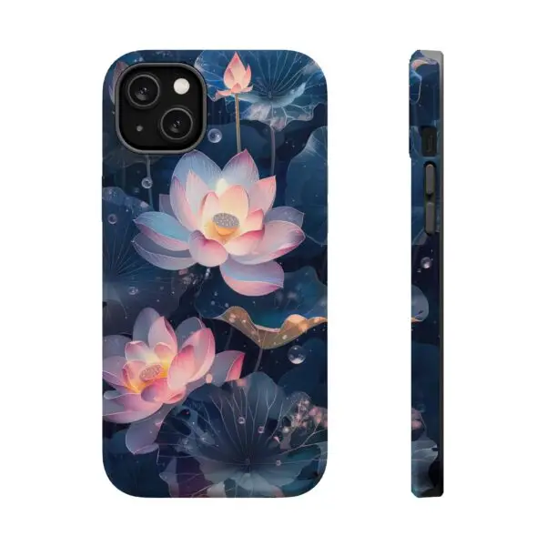 Dew-Kissed Lotus Magnetic Tough Case for iPhone and Samsung - Image 31