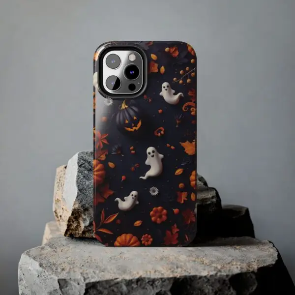 Spooky Harvest Autumn Halloween Skulls Tough Phone Cases for iPhone and Samsung - Image 57