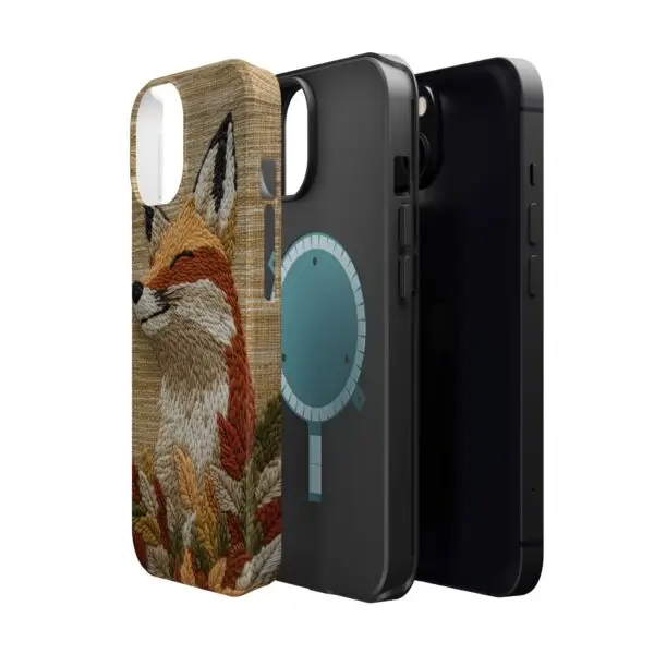 Autumn Whimsy Fox Magnetic Tough Case for iPhone and Samsung - Image 47