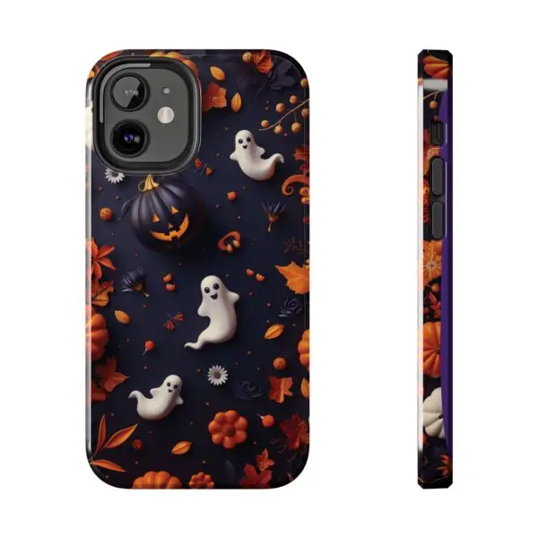 Spooky Harvest Autumn Halloween Skulls Tough Phone Cases for iPhone and Samsung - Image 41