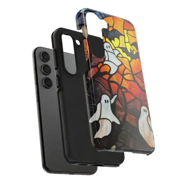 Spectral Stained Glass Halloween Tough Phone Case for iPhone and Samsung - Image 114