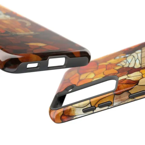 Stained Glass Pumpkin Spice Latte (PSL) Tough Phone Case for iPhone and Samsung - Image 123
