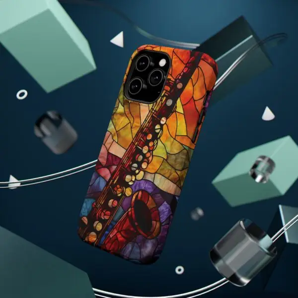 Symphonic Stained Glass Oboe Magnetic Tough Case for iPhone and Samsung - Image 43