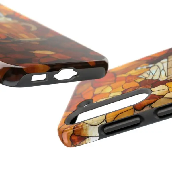 Stained Glass Pumpkin Spice Latte (PSL) Tough Phone Case for iPhone and Samsung - Image 113