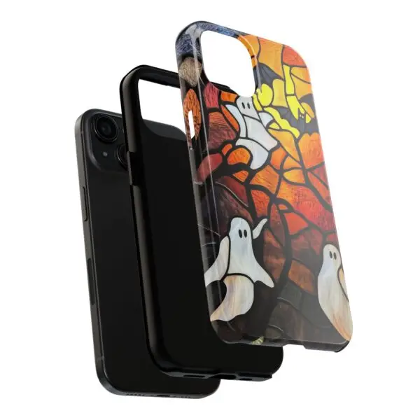 Spectral Stained Glass Halloween Tough Phone Case for iPhone and Samsung - Image 4