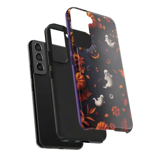Spooky Harvest Autumn Halloween Skulls Tough Phone Cases for iPhone and Samsung - Image 119