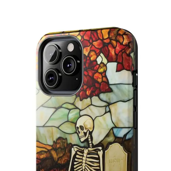 Autumn Graveyard Skeleton Tough Phone Cases for iPhone and Samsung - Image 80