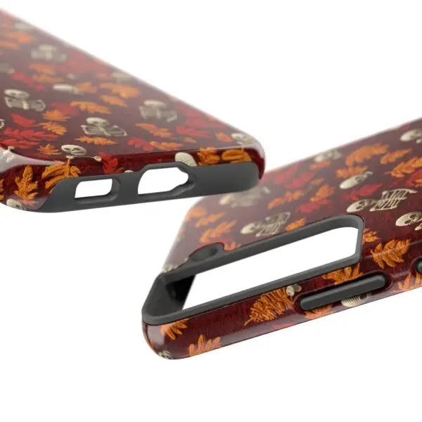 3D Orange Autumn Skeleton Tough Phone Cases for iPhone and Samsung - Image 118