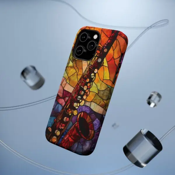 Symphonic Stained Glass Oboe Magnetic Tough Case for iPhone and Samsung - Image 45