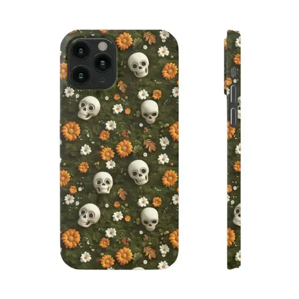 Autumn Requiem Mossy Autumn Skull Slim Phone Case for iPhone and Samsung - Image 32