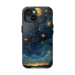 Celestial Mosaic Tough Phone Case for iPhone and Samsung