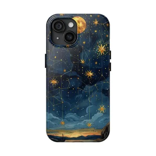 Celestial Mosaic Tough Phone Case for iPhone and Samsung