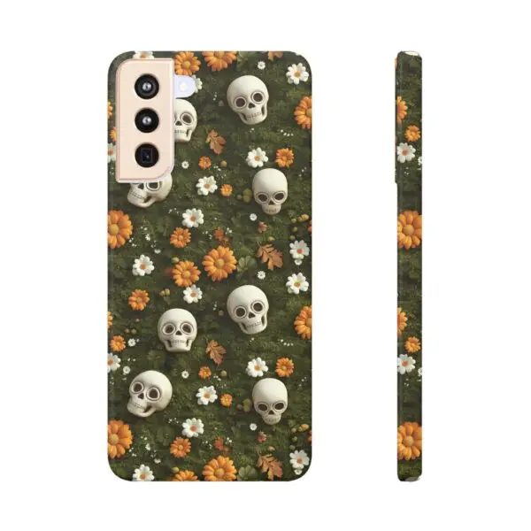 Autumn Requiem Mossy Autumn Skull Slim Phone Case for iPhone and Samsung - Image 65