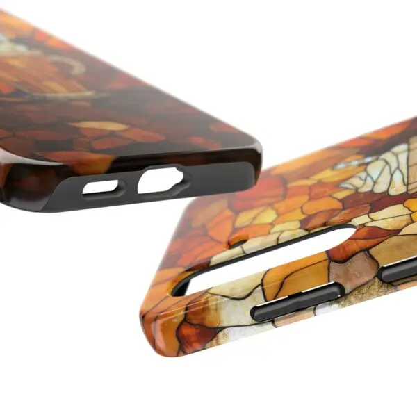 Stained Glass Pumpkin Spice Latte (PSL) Tough Phone Case for iPhone and Samsung - Image 108