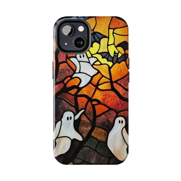 Spectral Stained Glass Halloween Tough Phone Case for iPhone and Samsung - Image 60