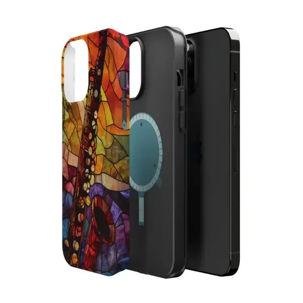 Symphonic Stained Glass Oboe Magnetic Tough Case for iPhone and Samsung - Image 82