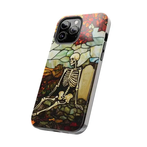 Autumn Graveyard Skeleton Tough Phone Cases for iPhone and Samsung - Image 79