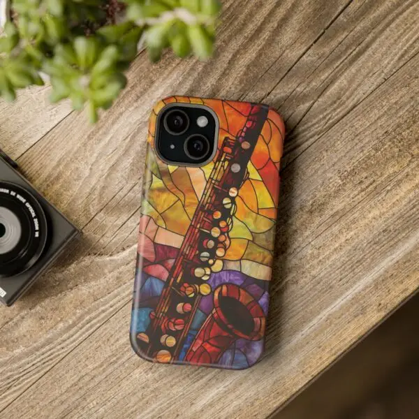 Symphonic Stained Glass Oboe Magnetic Tough Case for iPhone and Samsung - Image 90