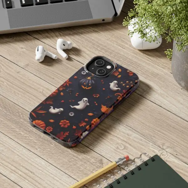 Spooky Harvest Autumn Halloween Skulls Tough Phone Cases for iPhone and Samsung - Image 84
