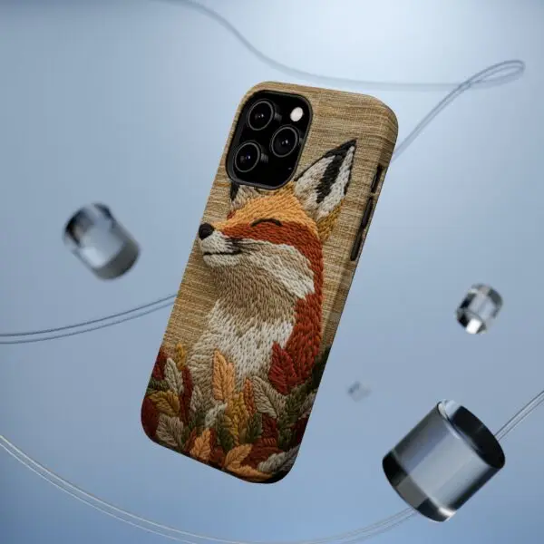 Autumn Whimsy Fox Magnetic Tough Case for iPhone and Samsung - Image 40
