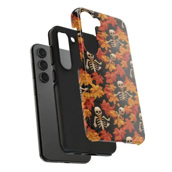 3D Autumn Skeleton Tough Phone Cases for iPhone and Samsung - Image 115