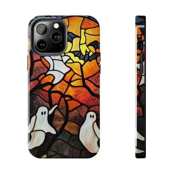 Spectral Stained Glass Halloween Tough Phone Case for iPhone and Samsung - Image 77