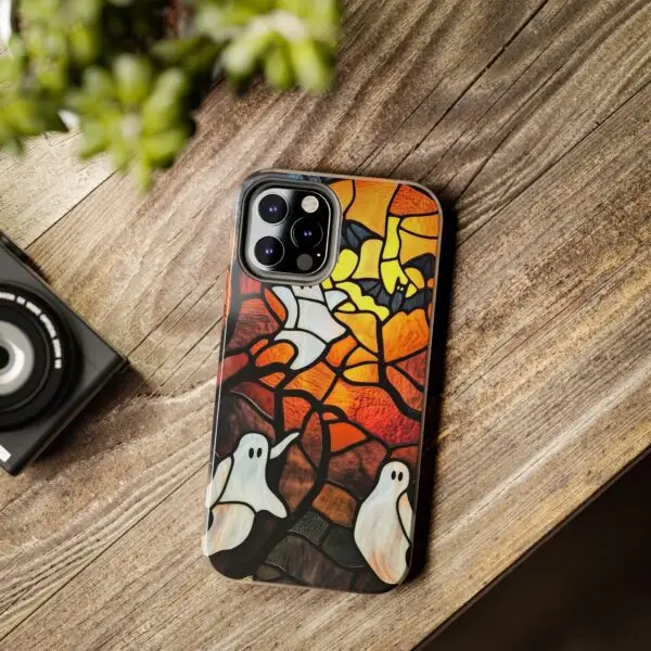 Spectral Stained Glass Halloween Tough Phone Case for iPhone and Samsung - Image 52