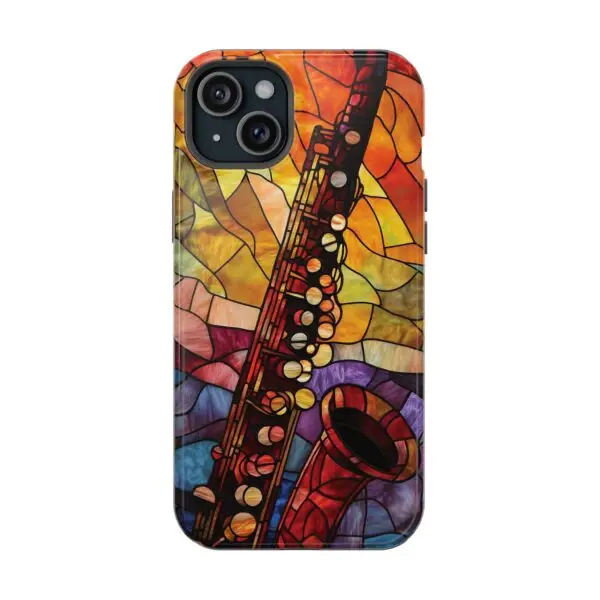 Symphonic Stained Glass Oboe Magnetic Tough Case for iPhone and Samsung - Image 101