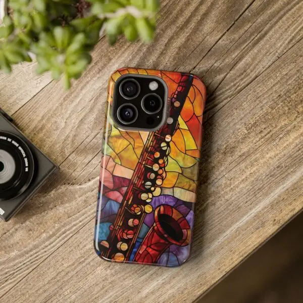 Symphonic Stained Glass Oboe Magnetic Tough Case for iPhone and Samsung - Image 95