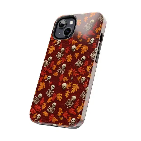 3D Orange Autumn Skeleton Tough Phone Cases for iPhone and Samsung - Image 62