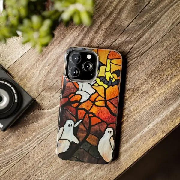 Spectral Stained Glass Halloween Tough Phone Case for iPhone and Samsung - Image 76