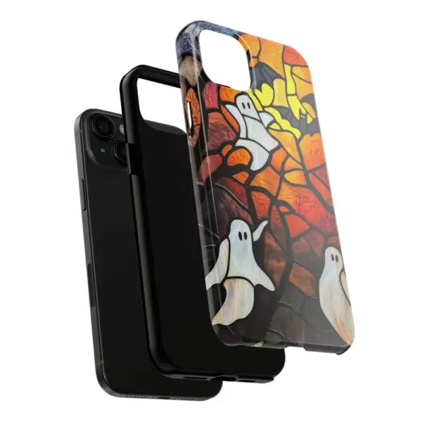 Spectral Stained Glass Halloween Tough Phone Case for iPhone and Samsung - Image 99